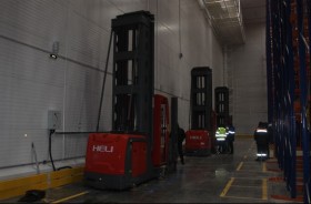 Экспертиза узкопроходных штабелеров марки HELI